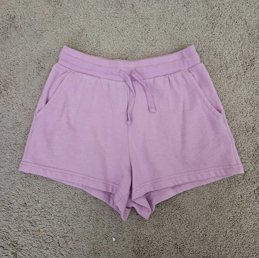 Colsie Light Pink Drawstring Sweat Shorts (size S)